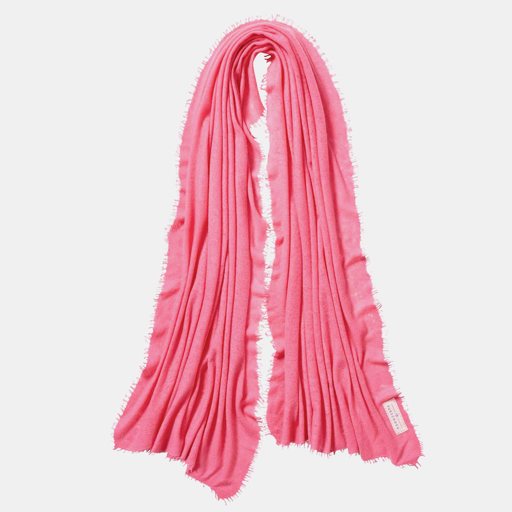 Schal aus Kaschmir in Rosa Farben