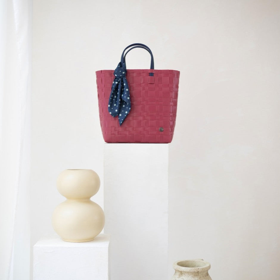 Bliss – Shopper mit PU-Griffen, Innenfach & Tuch