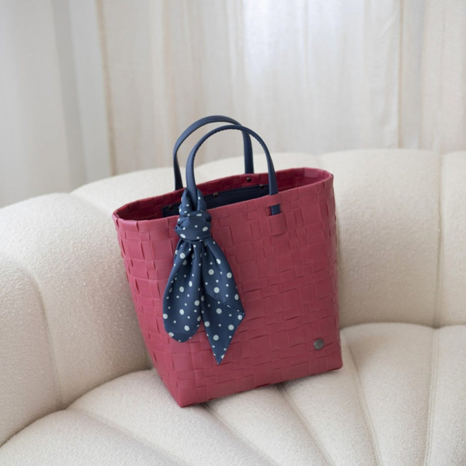 Bliss – Shopper mit PU-Griffen, Innenfach & Tuch