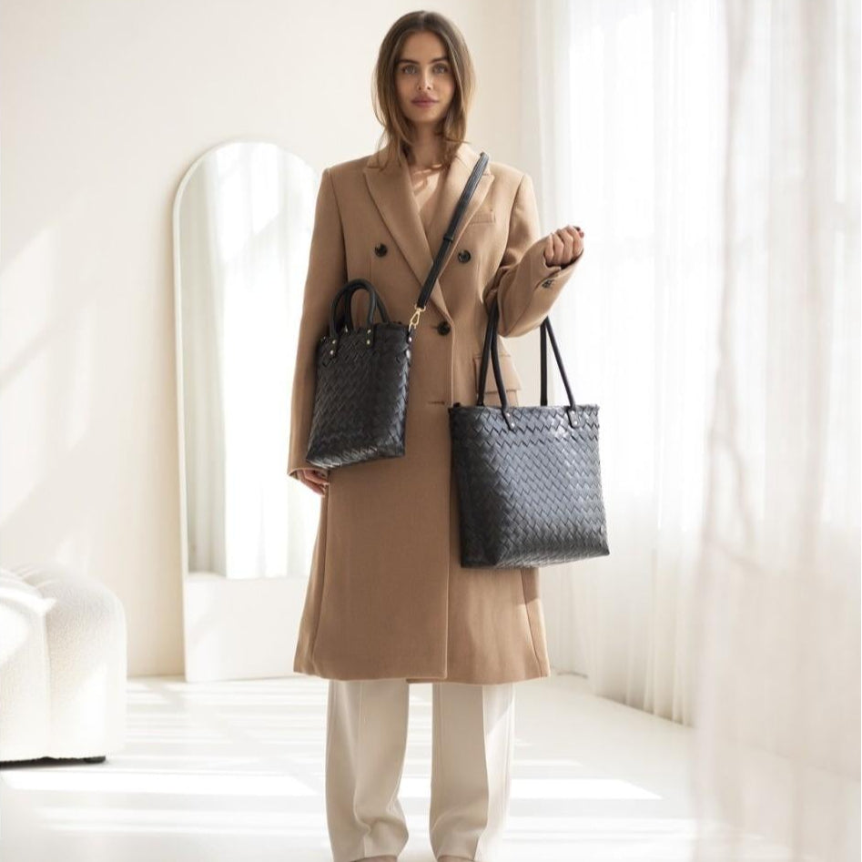 Little Grace – Handtasche XS mit PU-Griffen & Kleiner Clutch
