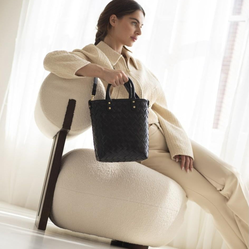 Little Grace – Handtasche XS mit PU-Griffen & Kleiner Clutch