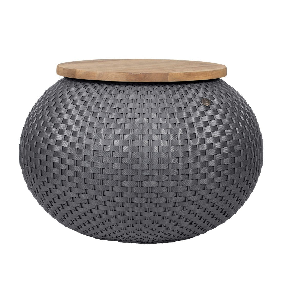 Halo – Beistelltisch mit Holzplatte