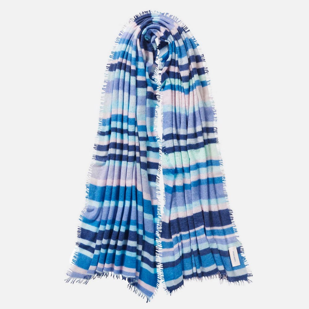 Schal aus Kaschmir - Rainbow Print