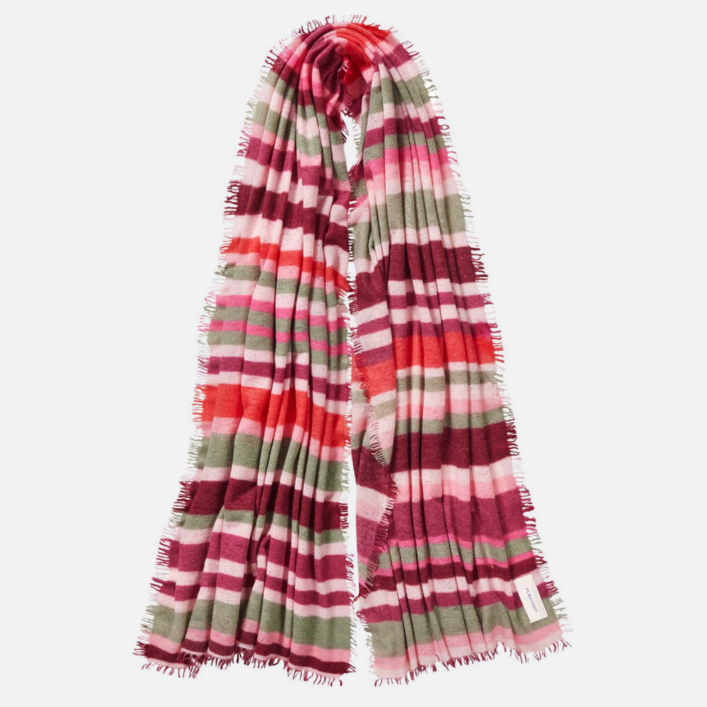 Schal aus Kaschmir - Rainbow Print