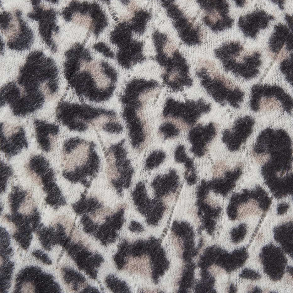 Tuch 3-Eck aus Kaschmir - Adria Leo Print