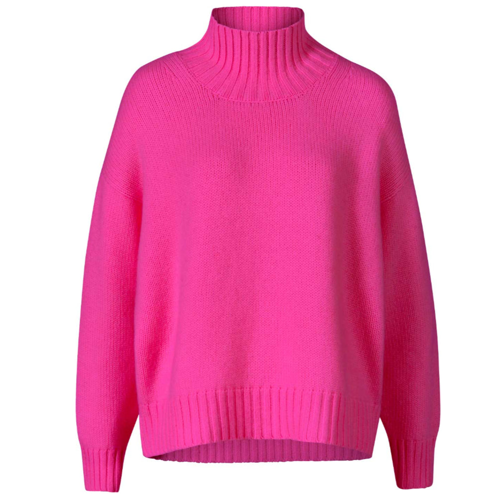 Pulli FLORENZ pink Rollkragen