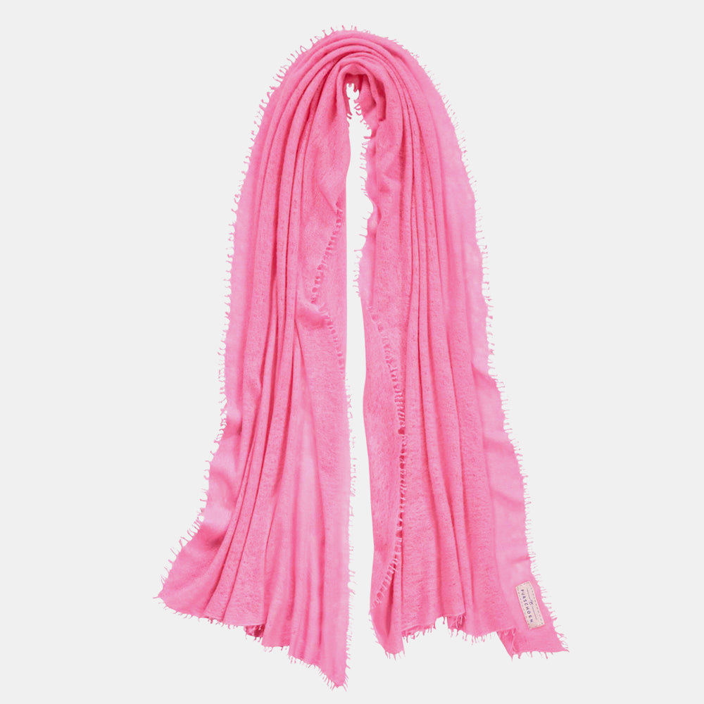 Schal aus Kaschmir in Rosa Farben