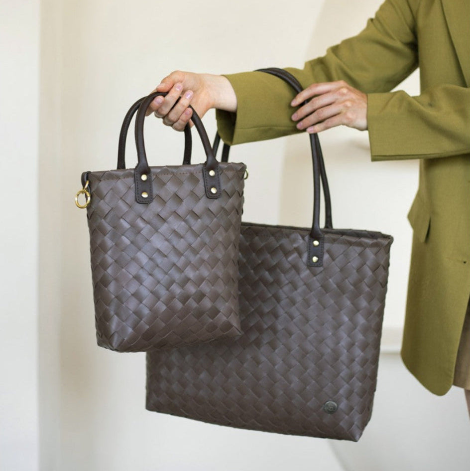 Grace – Shopper S mit PU-Griffen & Abnehmbarem Clutch
