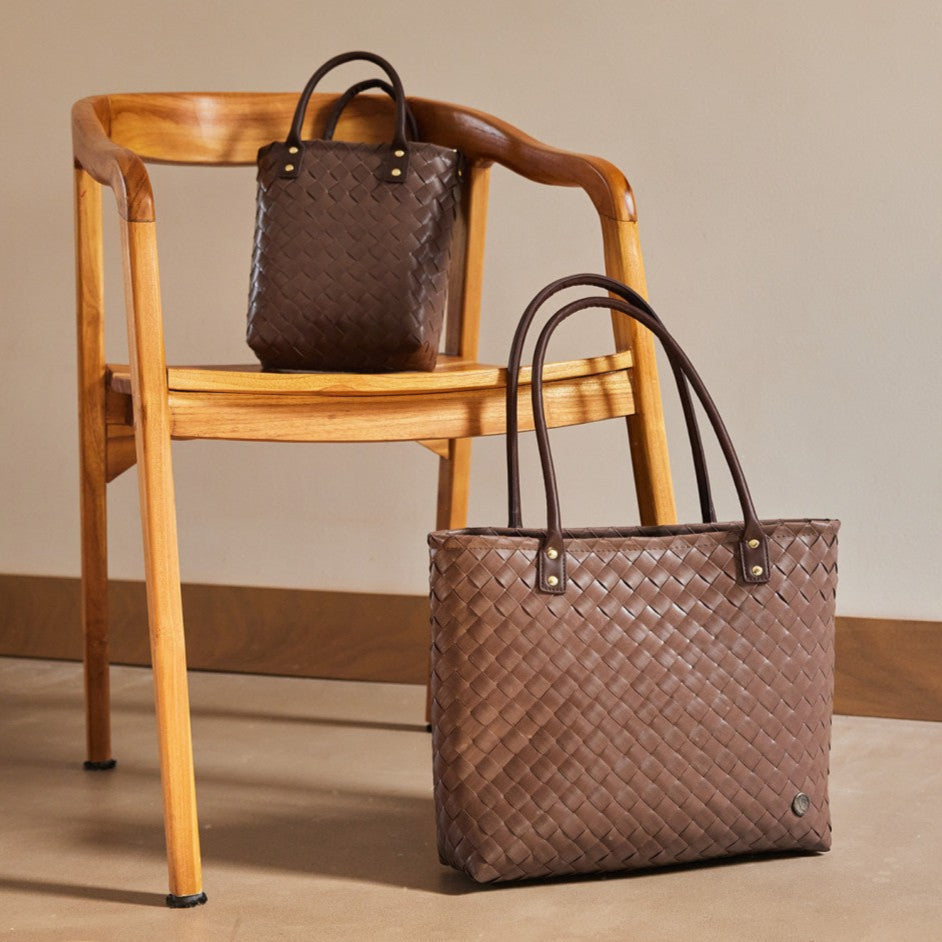 Grace – Shopper S mit PU-Griffen & Abnehmbarem Clutch