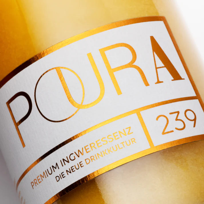 Poura BIO Premium Ingwersirup 3x495 ml
