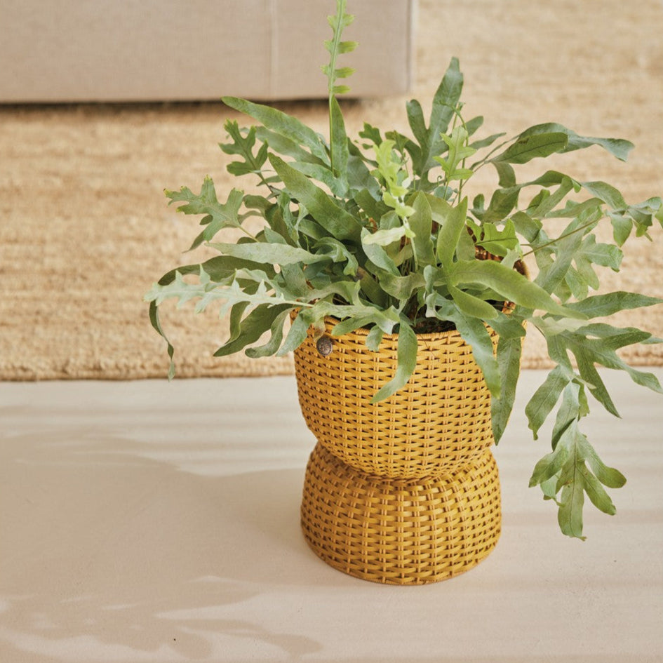 Twist Kollektion Pflanzkorb  - Ochre Yellow