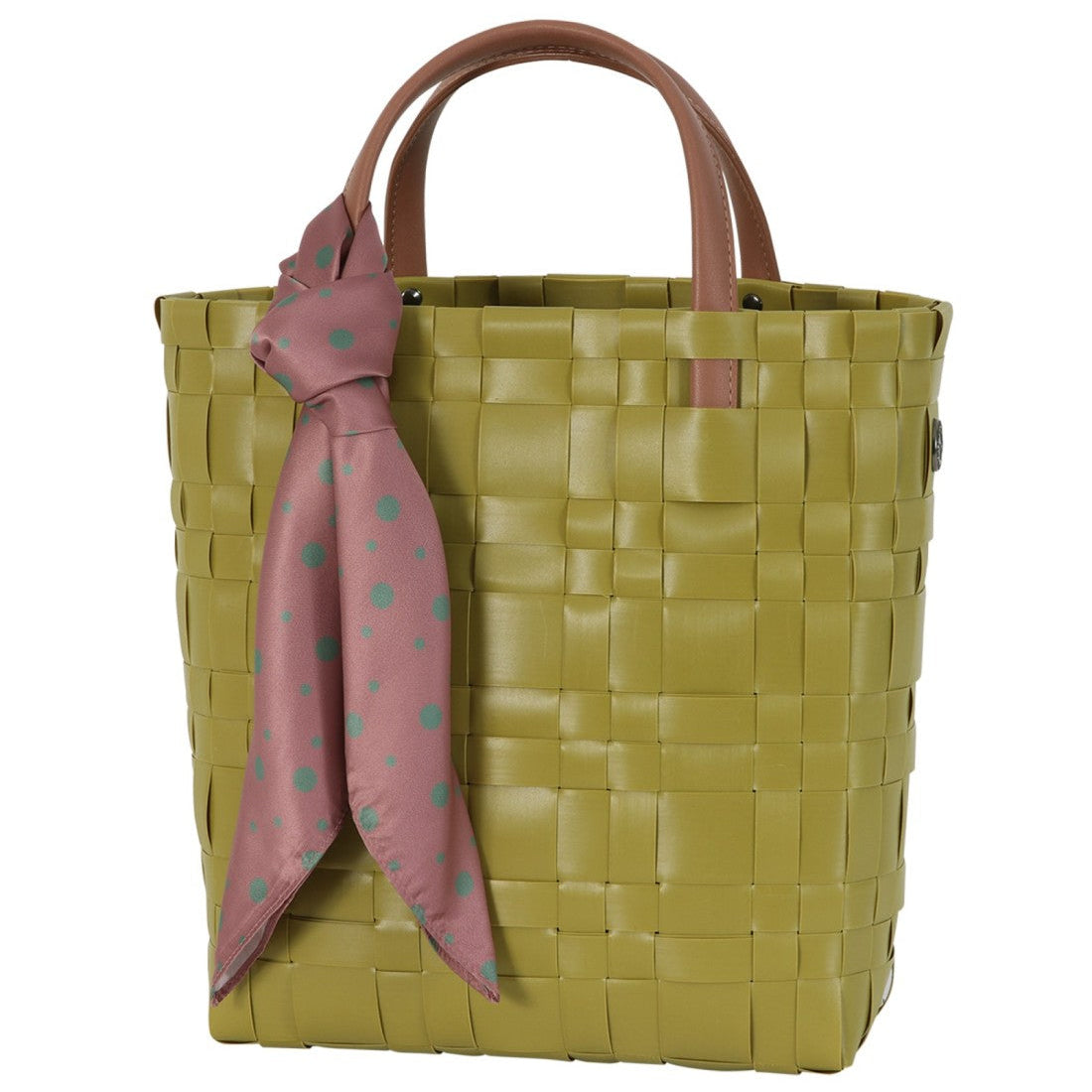 Bliss Mini – Tote mit PU-Griffen & Tuch