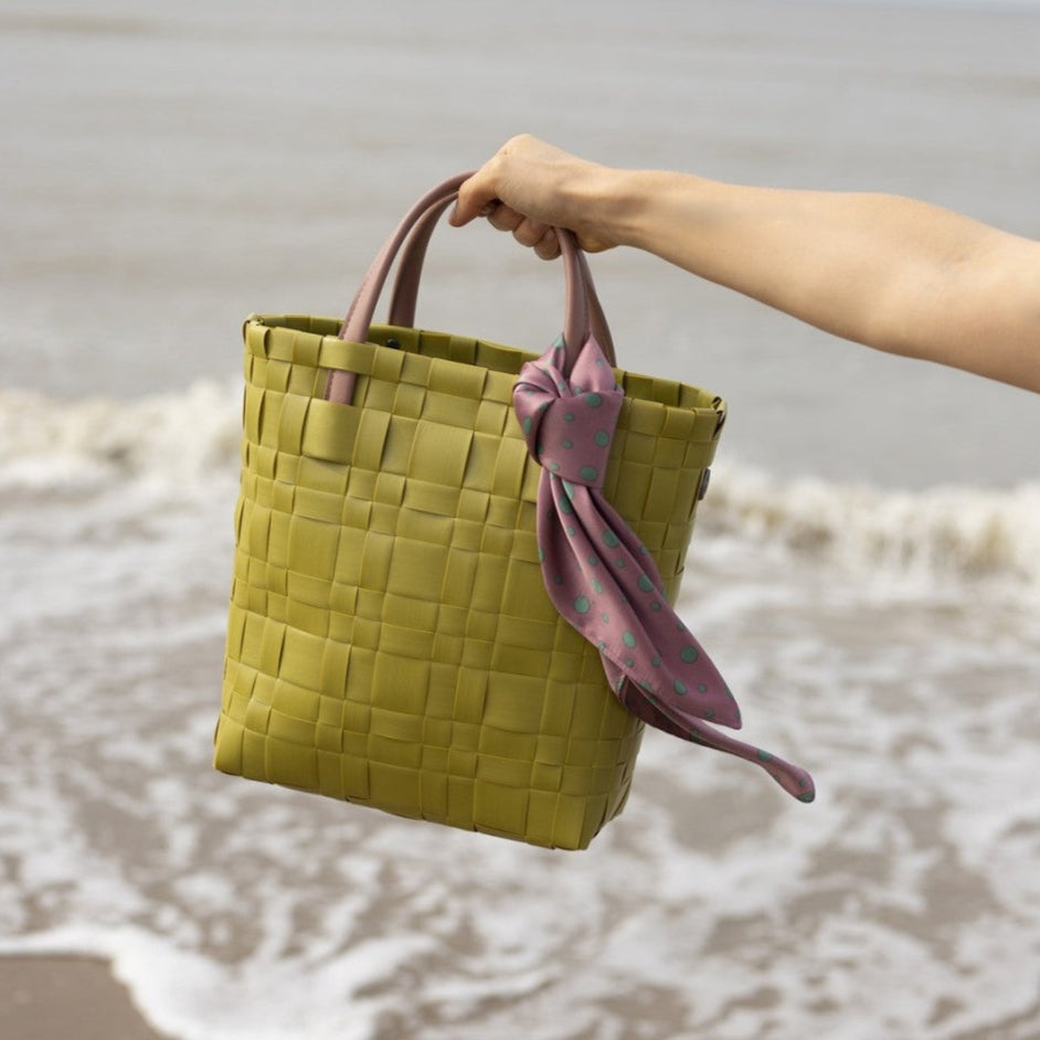 Bliss Mini – Tote mit PU-Griffen & Tuch