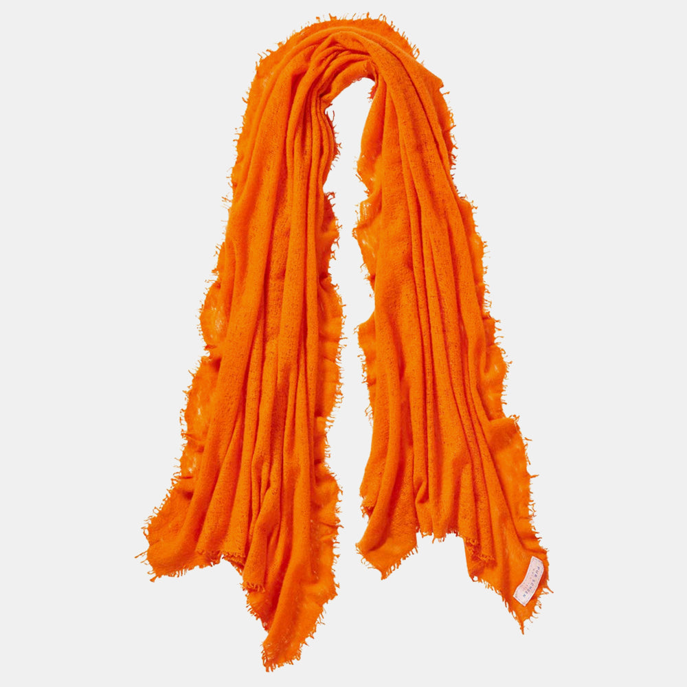 Schal aus Kaschmir in Orange Farben