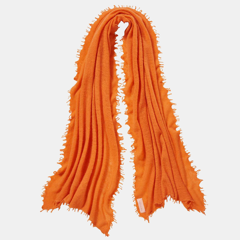 Schal aus Kaschmir in Orange Farben