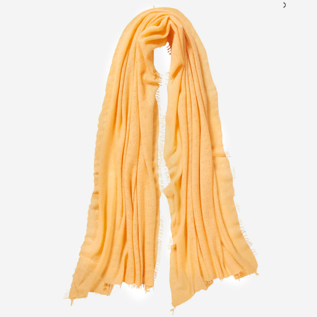 Schal aus Kaschmir in Orange Farben