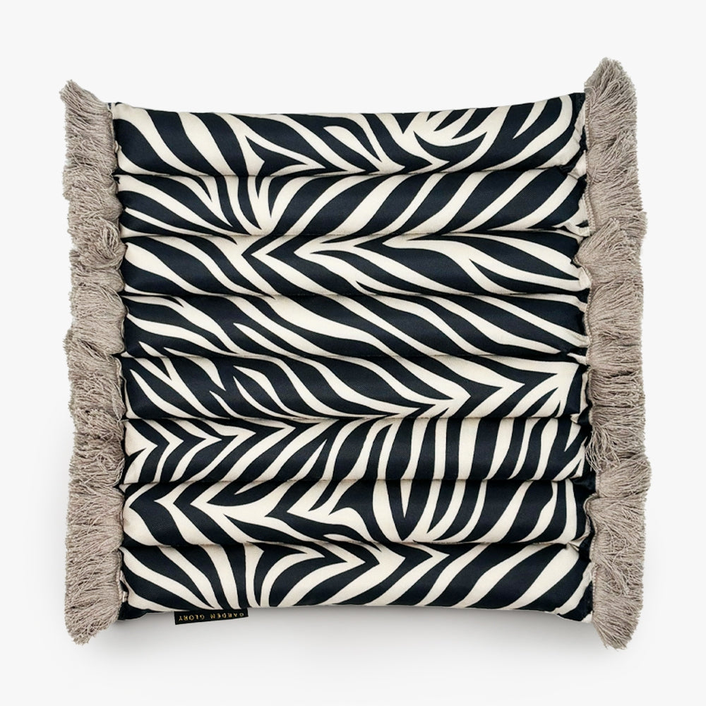 Outdoor Kissen Einsitzer für Terrasse und Garten - Zebra