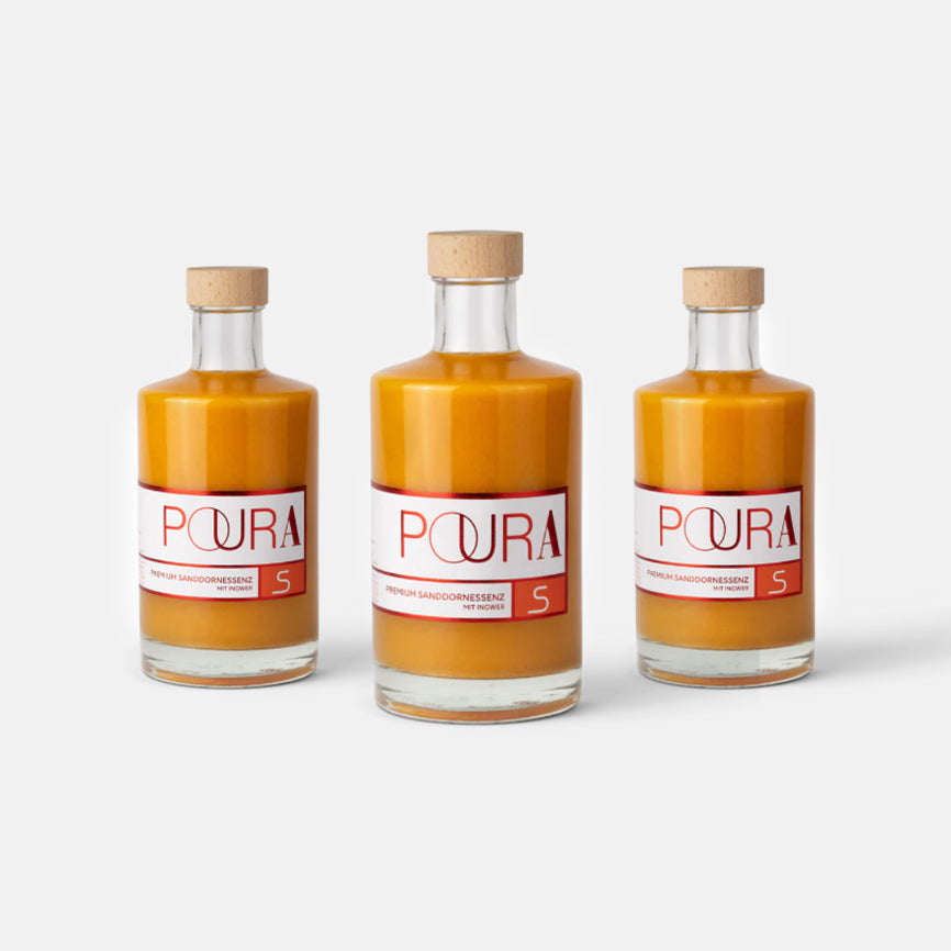 Poura BIO Premium Sanddornsirup 3x495 ml