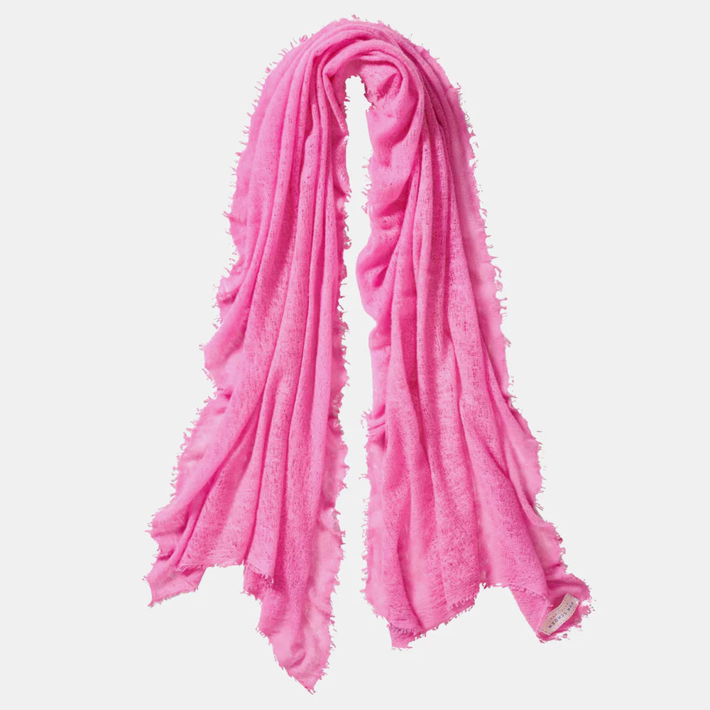 Schal aus Kaschmir in Rosa Farben
