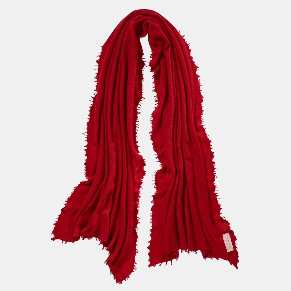 Schal aus Kaschmir in Rot Farben