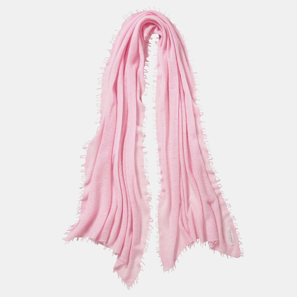 Schal aus Kaschmir in Rosa Farben