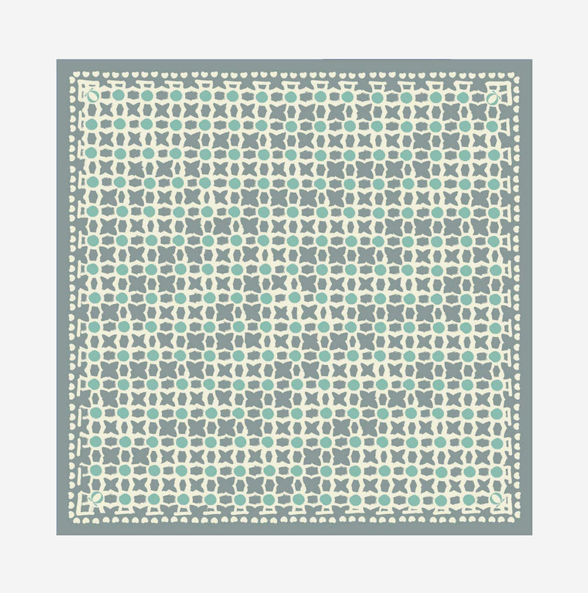 Nickituch aus Kaschmir - Morocco Print