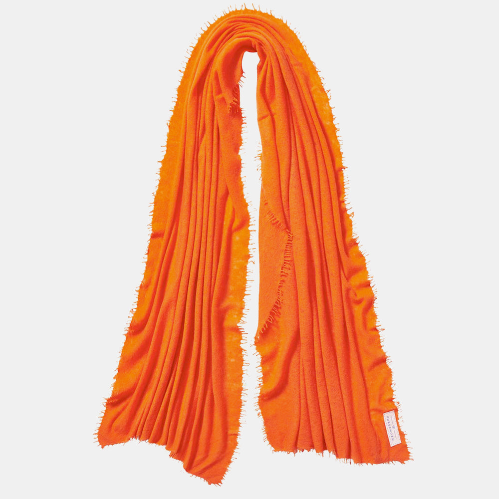 Schal aus Kaschmir in Orange Farben