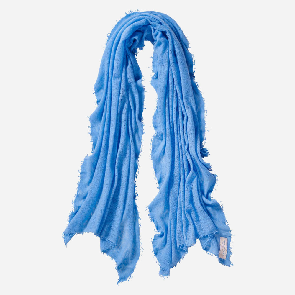 Schal aus Kaschmir in Blau Farben