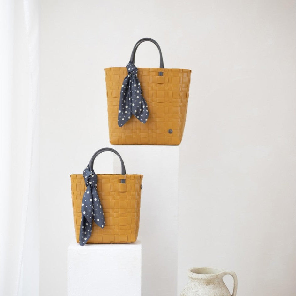 Bliss Mini – Tote mit PU-Griffen & Tuch