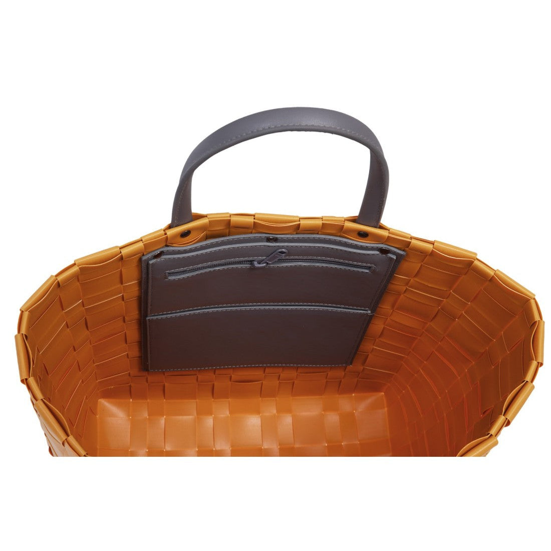 Bliss – Shopper mit PU-Griffen, Innenfach & Tuch