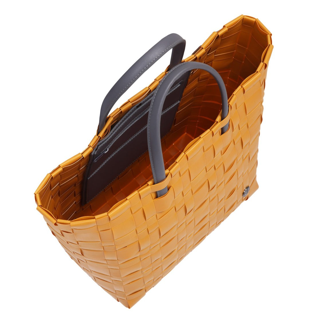 Bliss – Shopper mit PU-Griffen, Innenfach & Tuch