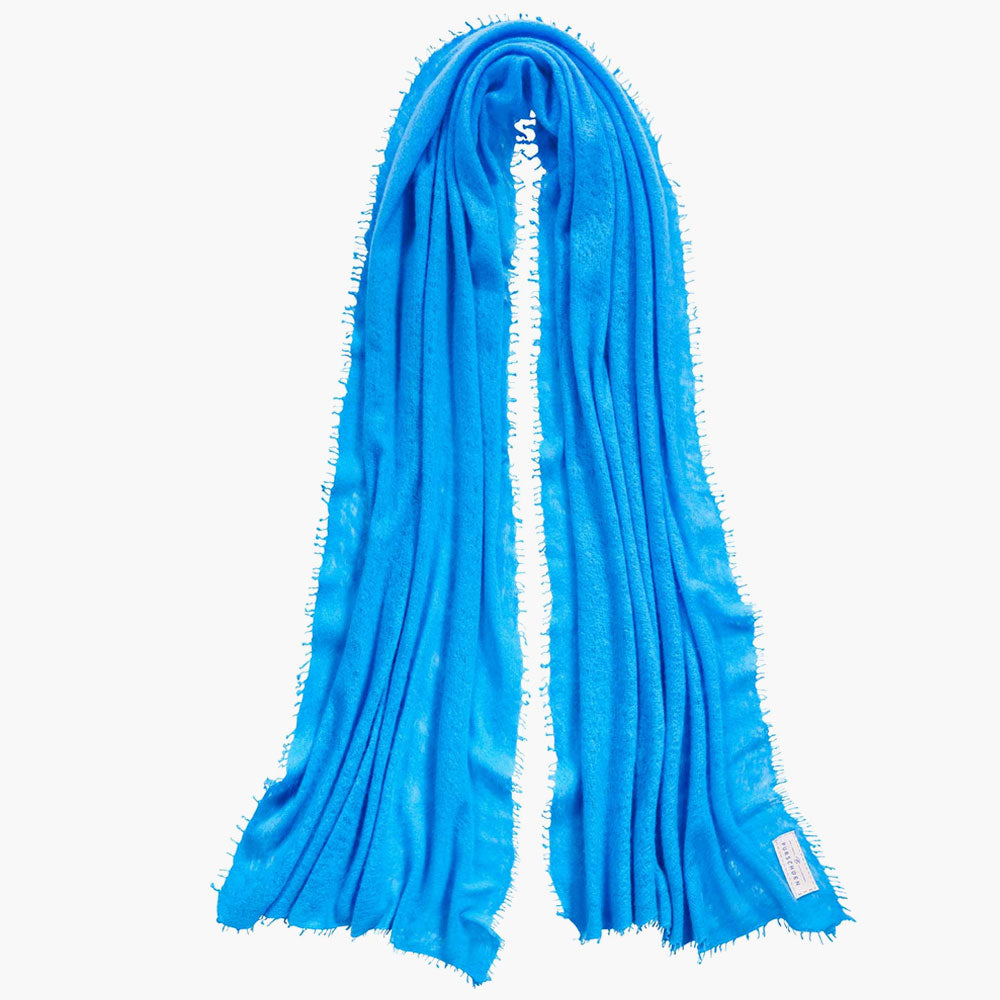Schal aus Kaschmir in Blau Farben