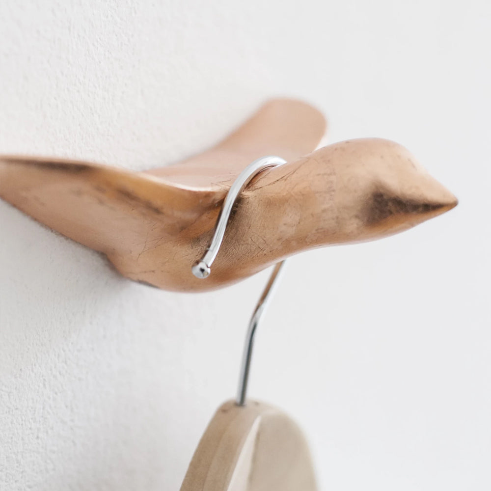 Der Vogel Keramik Wandhaken - Kupfer - Objecto.shop #