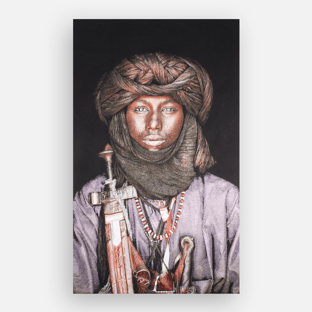 Gobelinbild Dawo Fulani Tribe 125 x 75 cm - Objecto.shop #