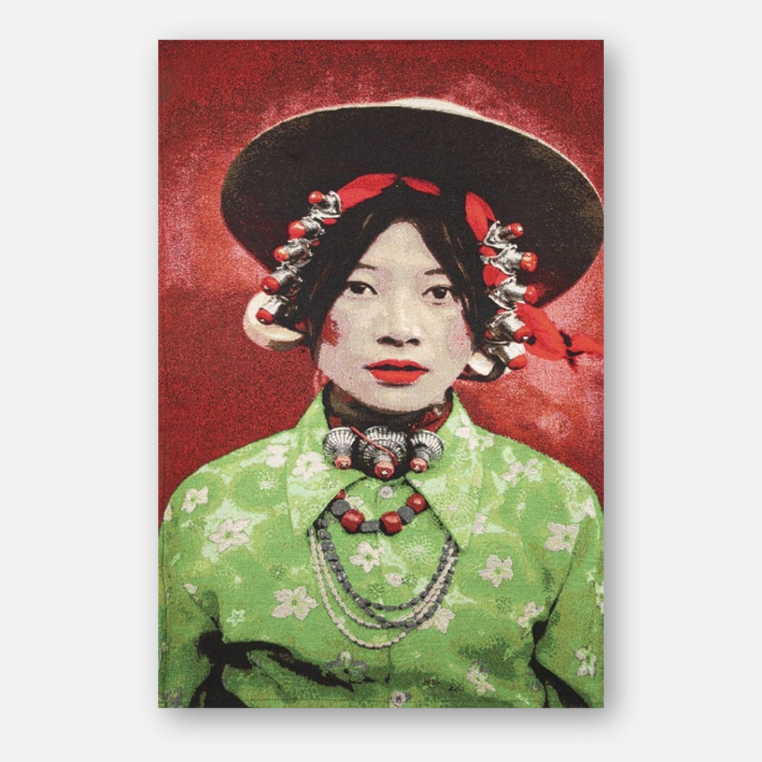 Gobelinbild Tibetan Girl 130 x 80 cm - Objecto.shop #