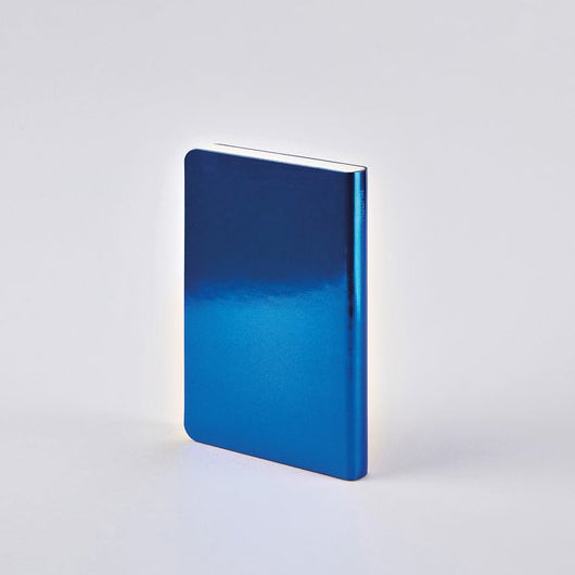 Notizbuch Kunstlederbezug Shiny Starlet S Blue - Objecto.shop #