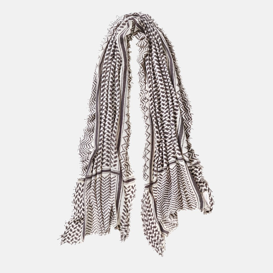 Schal aus Kaschmir Pali Muster + Geschenk - Objecto.shop #