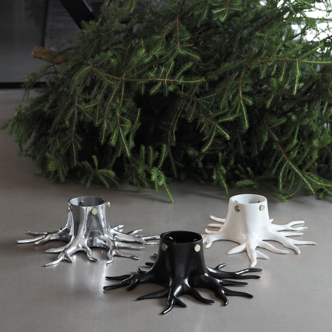 Weihnachtsbaumständer The Root - Cremeweiss - Objecto.shop #